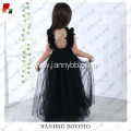 wholesale black tulle maxi dress for toddler